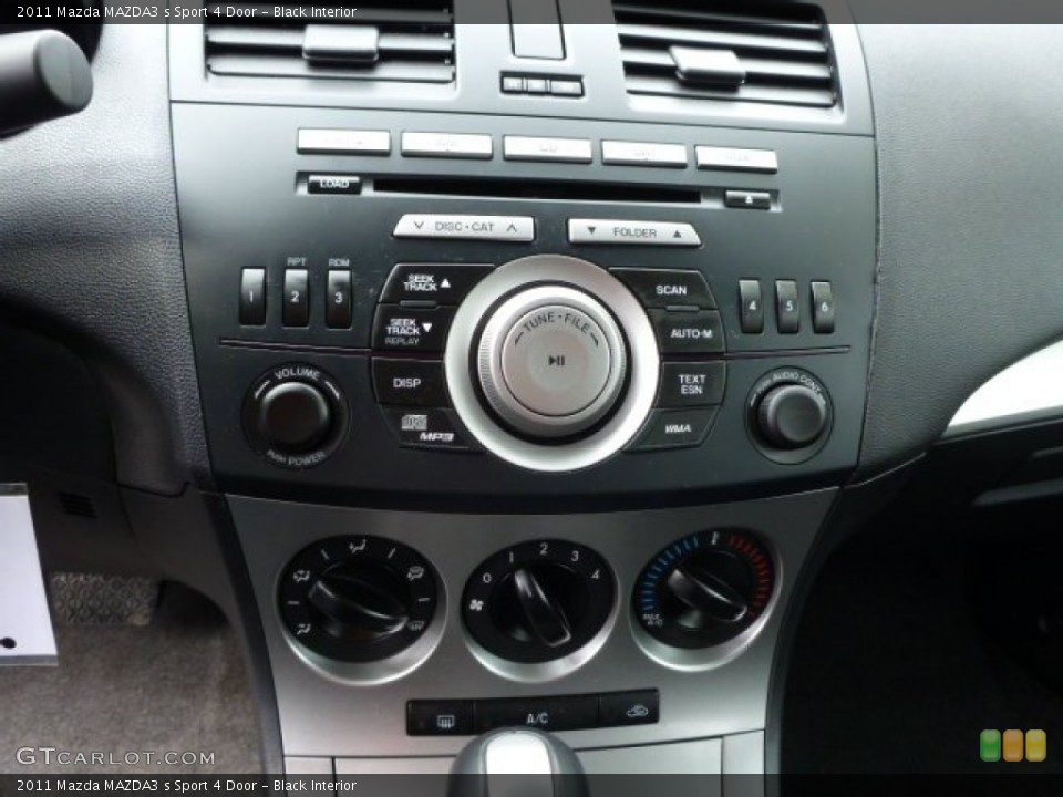Black Interior Controls for the 2011 Mazda MAZDA3 s Sport 4 Door #78909675