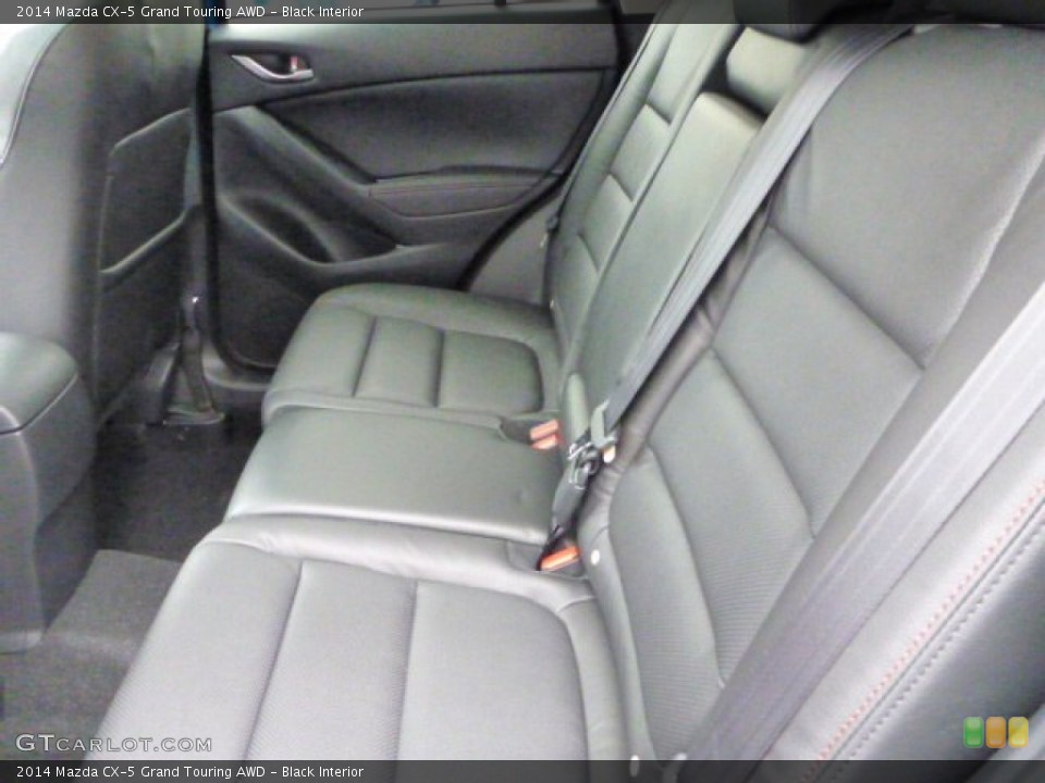 Black Interior Rear Seat for the 2014 Mazda CX-5 Grand Touring AWD #78909906