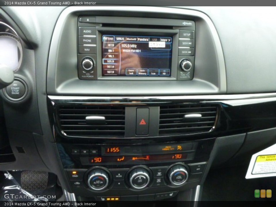 Black Interior Controls for the 2014 Mazda CX-5 Grand Touring AWD #78910024