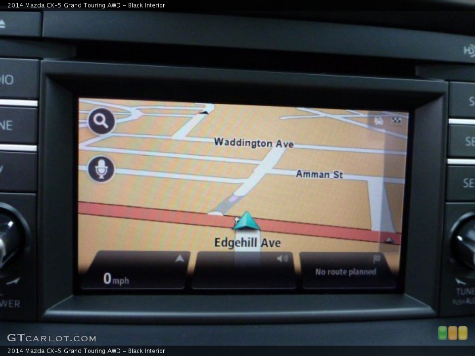 Black Interior Navigation for the 2014 Mazda CX-5 Grand Touring AWD #78910370
