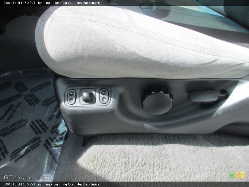 Lightning Graphite/Black Interior Front Seat for the 2001 Ford F150 SVT Lightning #78910730
