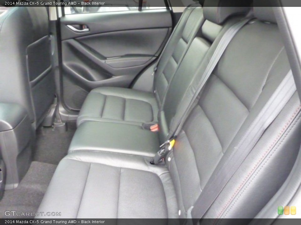 Black Interior Rear Seat for the 2014 Mazda CX-5 Grand Touring AWD #78911049