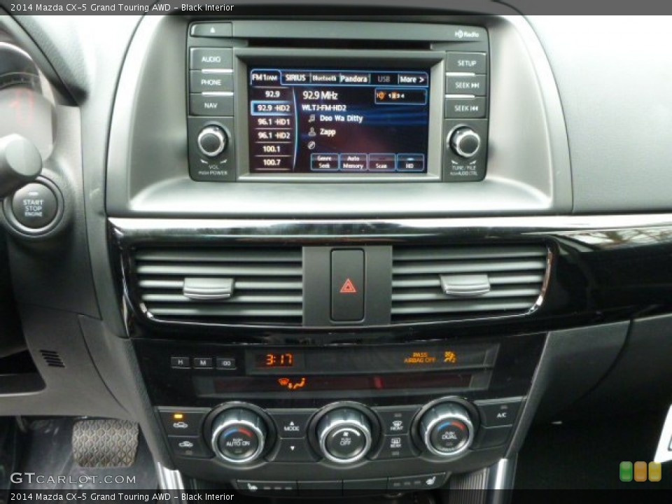Black Interior Controls for the 2014 Mazda CX-5 Grand Touring AWD #78911192