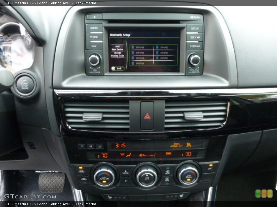 Black Interior Controls for the 2014 Mazda CX-5 Grand Touring AWD #78911598