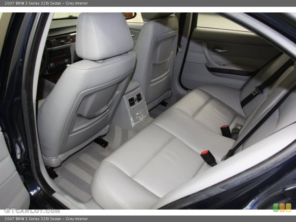 Grey Interior Rear Seat for the 2007 BMW 3 Series 328i Sedan #78912525