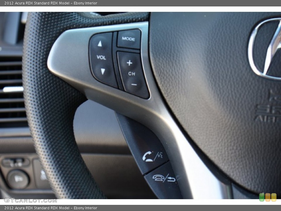 Ebony Interior Controls for the 2012 Acura RDX  #78913631