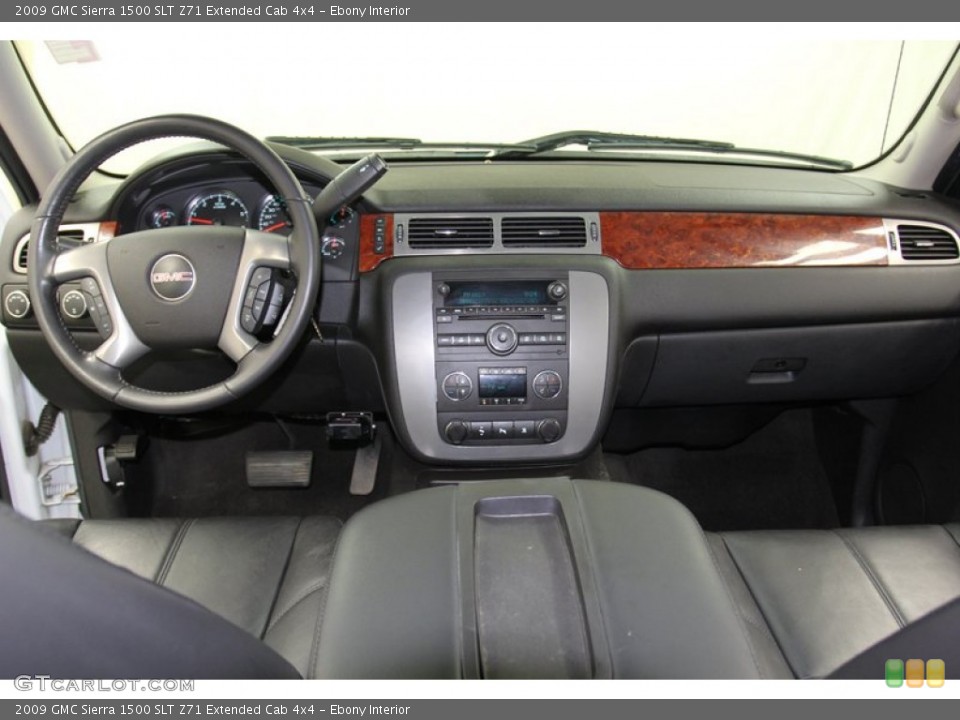 Ebony Interior Dashboard for the 2009 GMC Sierra 1500 SLT Z71 Extended Cab 4x4 #78913776