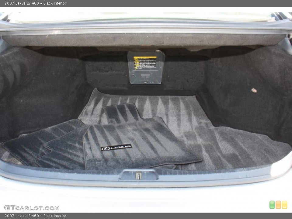 Black Interior Trunk for the 2007 Lexus LS 460 #78914183