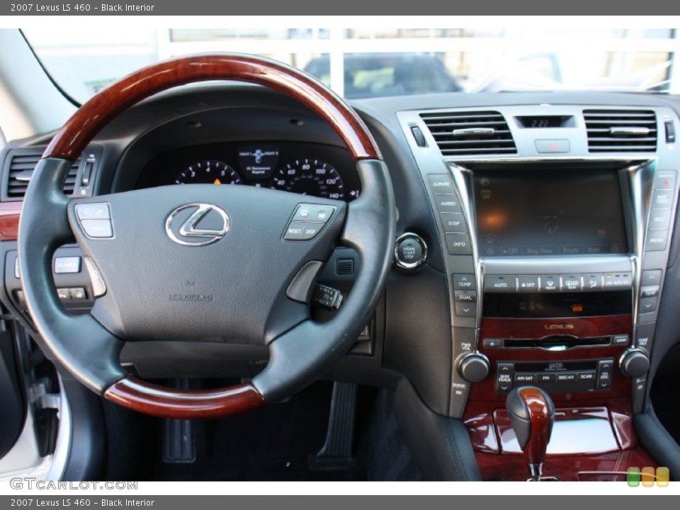 Black Interior Dashboard for the 2007 Lexus LS 460 #78914211