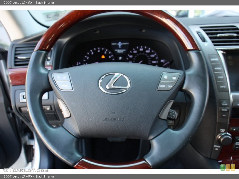 Black Interior Steering Wheel for the 2007 Lexus LS 460 #78914235