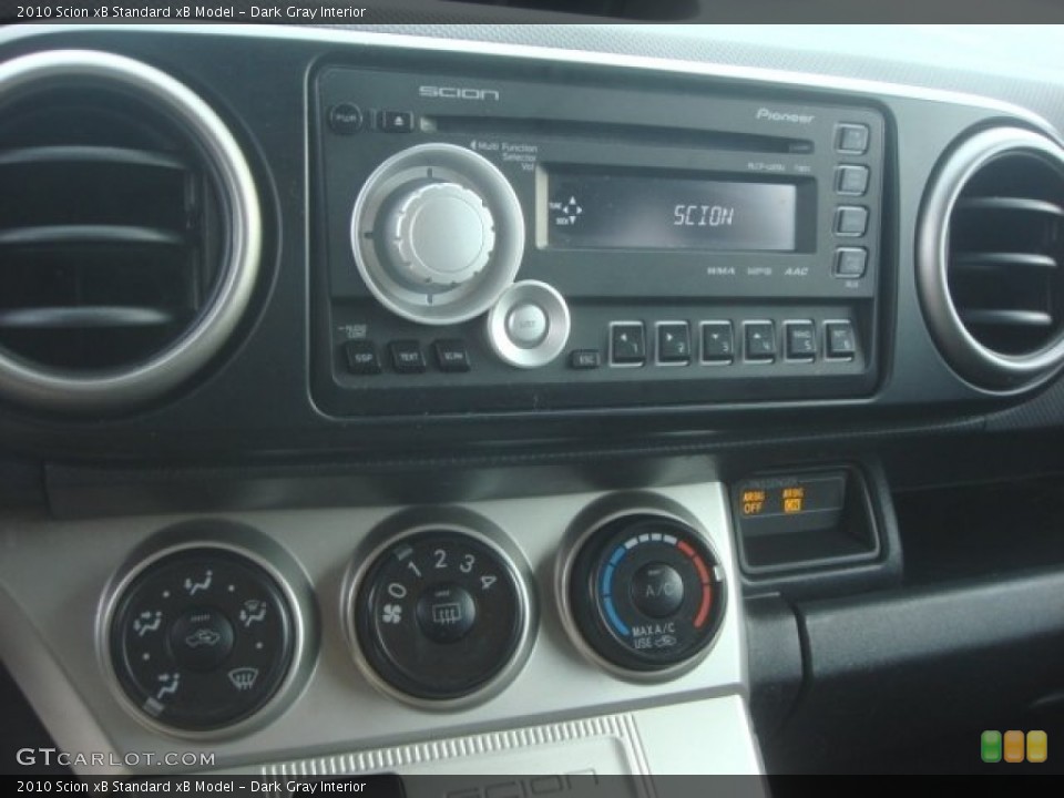 Dark Gray Interior Controls for the 2010 Scion xB  #78915675