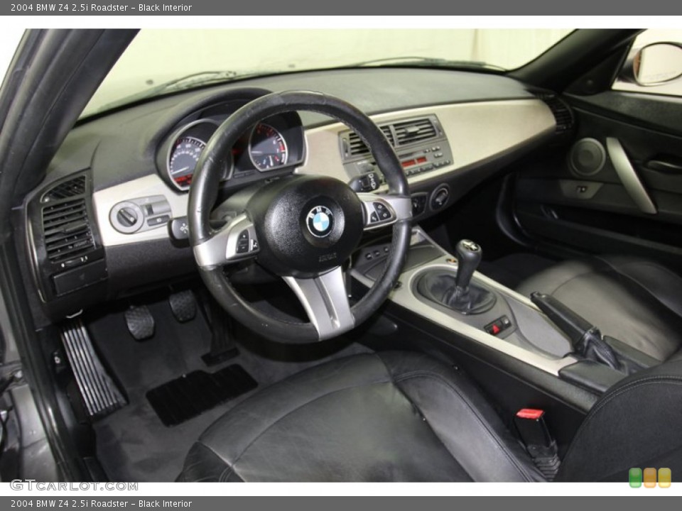 Black Interior Prime Interior for the 2004 BMW Z4 2.5i Roadster #78917382