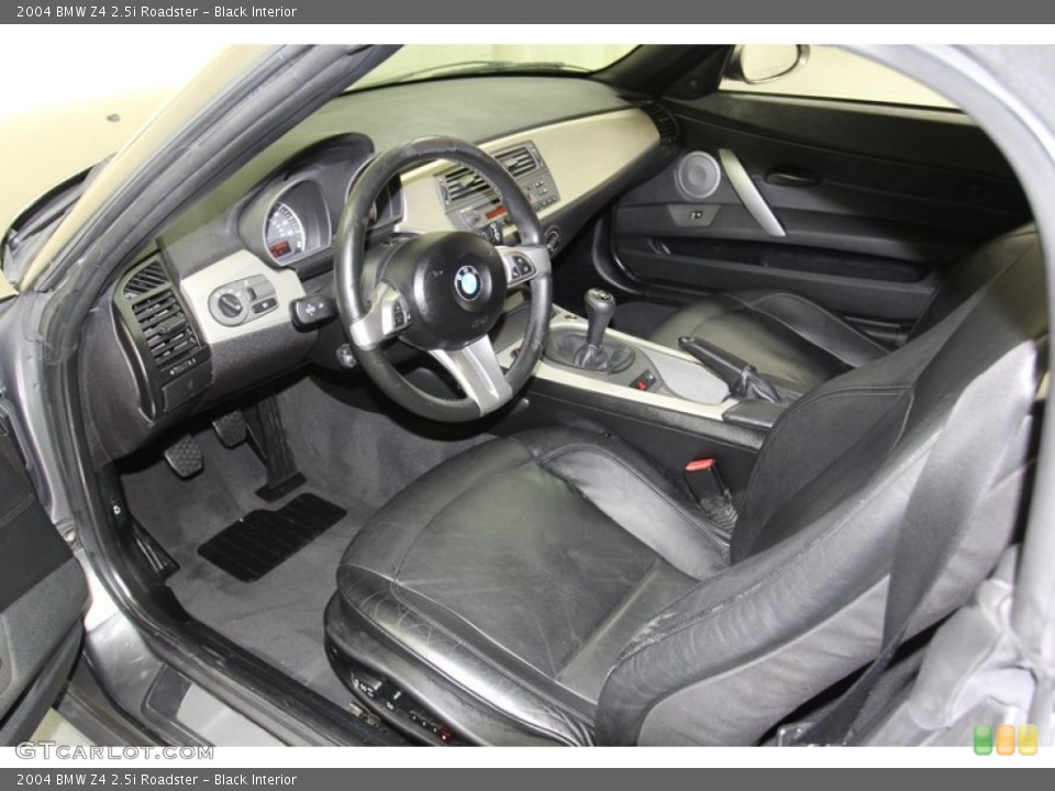 Black Interior Prime Interior for the 2004 BMW Z4 2.5i Roadster #78917537
