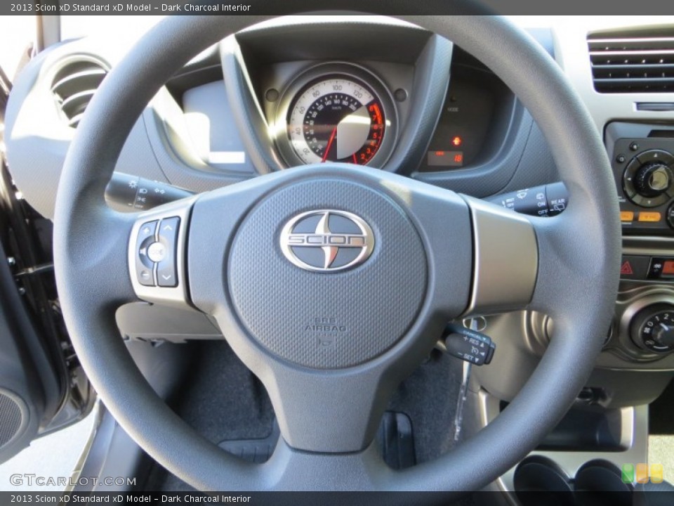 Dark Charcoal Interior Steering Wheel for the 2013 Scion xD  #78918873