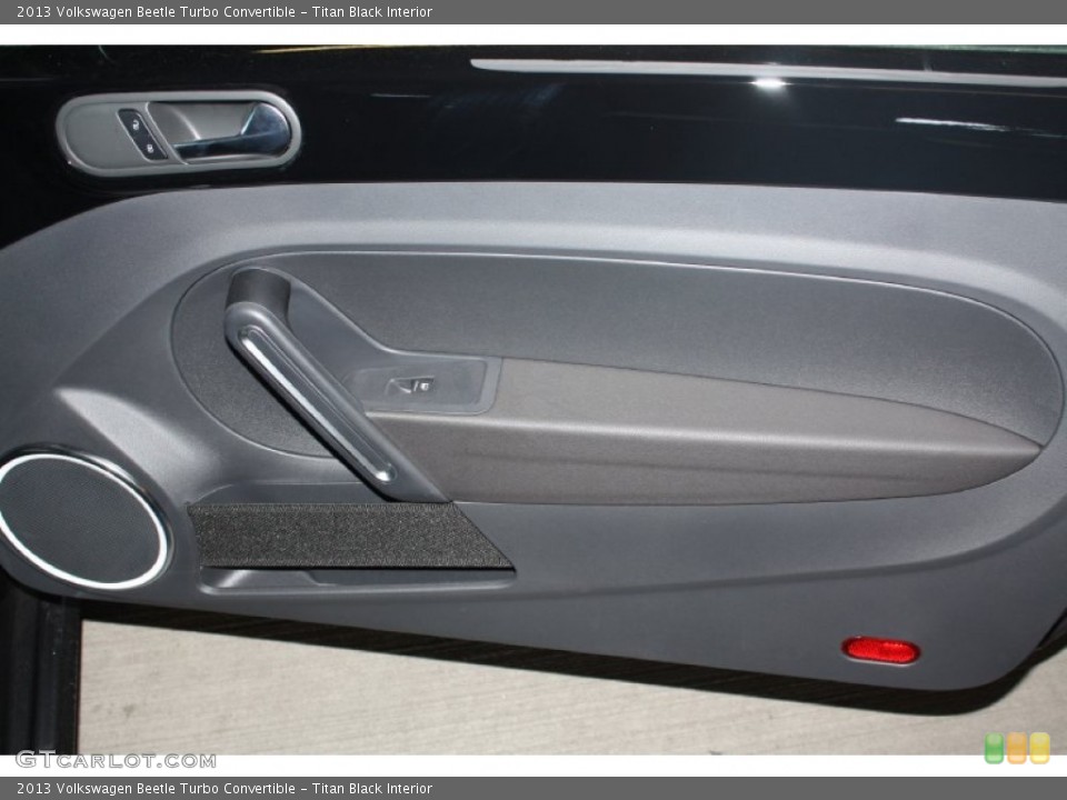 Titan Black Interior Door Panel for the 2013 Volkswagen Beetle Turbo Convertible #78919619