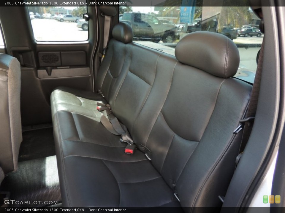 Dark Charcoal Interior Rear Seat for the 2005 Chevrolet Silverado 1500 Extended Cab #78920889