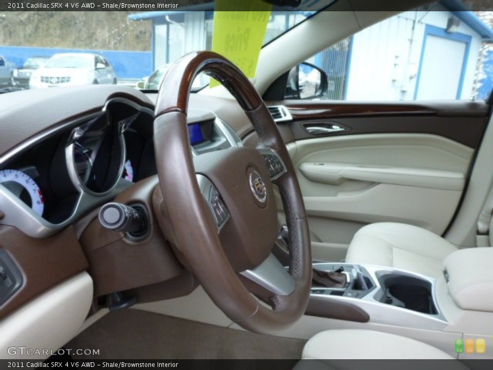 Shale/Brownstone Interior Steering Wheel for the 2011 Cadillac SRX 4 V6 AWD #78921912