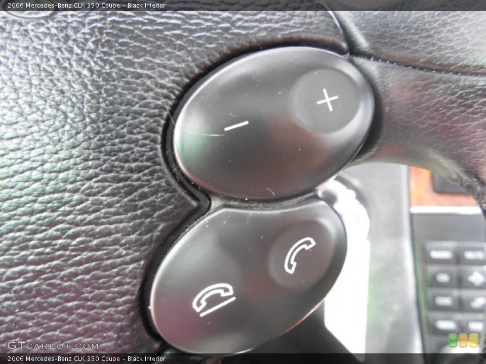 Black Interior Controls for the 2006 Mercedes-Benz CLK 350 Coupe #78922311