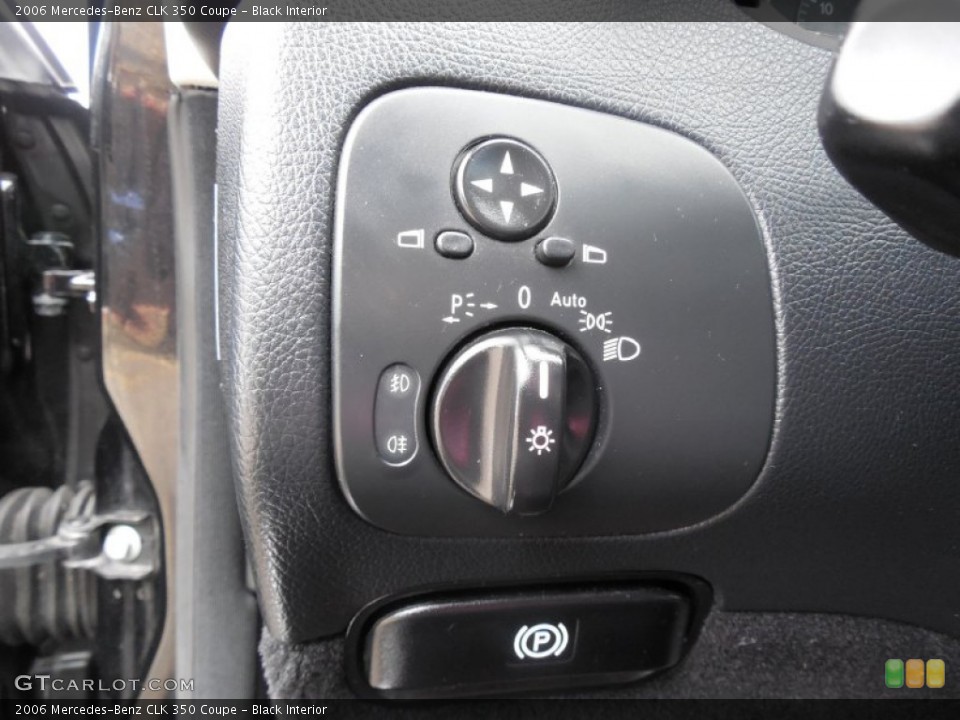 Black Interior Controls for the 2006 Mercedes-Benz CLK 350 Coupe #78922344