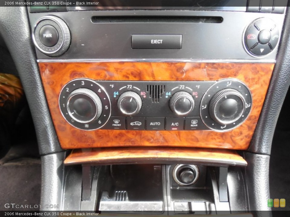 Black Interior Controls for the 2006 Mercedes-Benz CLK 350 Coupe #78922408