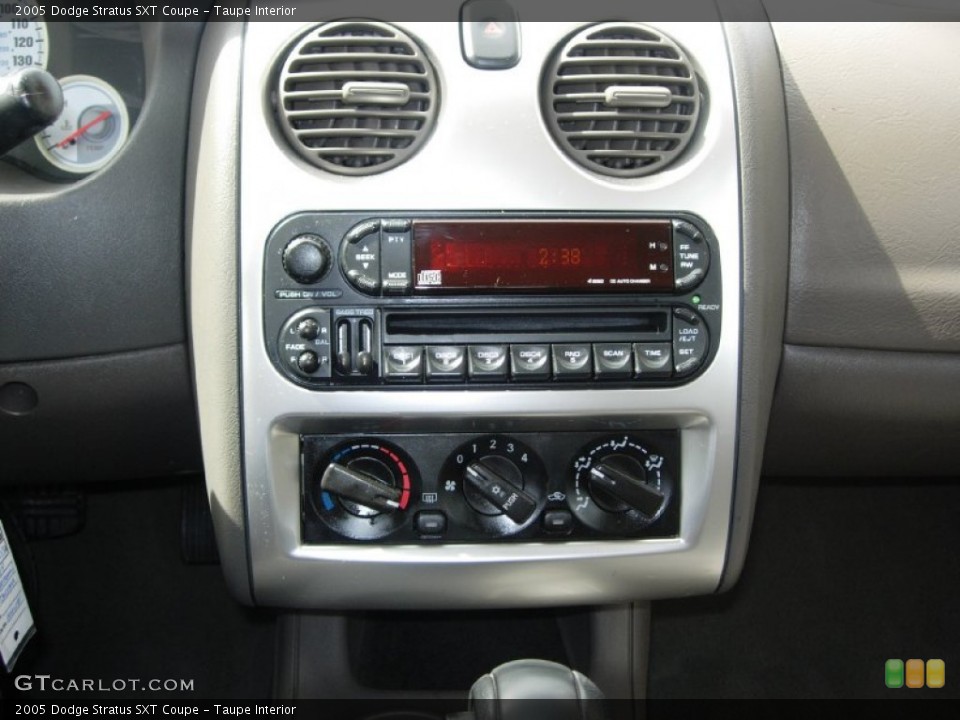 Taupe Interior Controls for the 2005 Dodge Stratus SXT Coupe #78925156