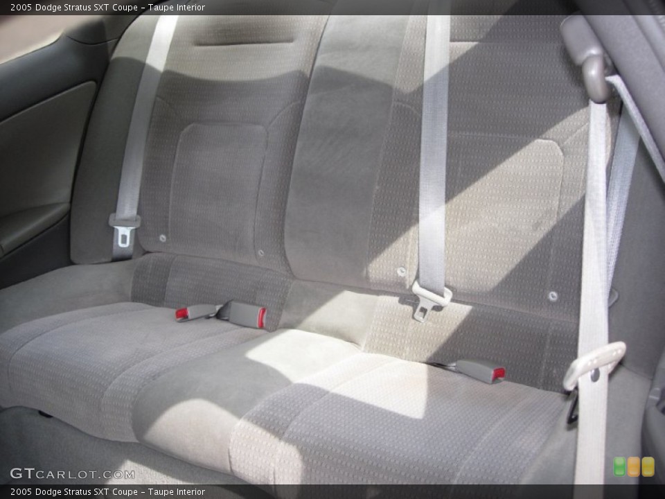 Taupe Interior Rear Seat for the 2005 Dodge Stratus SXT Coupe #78925198
