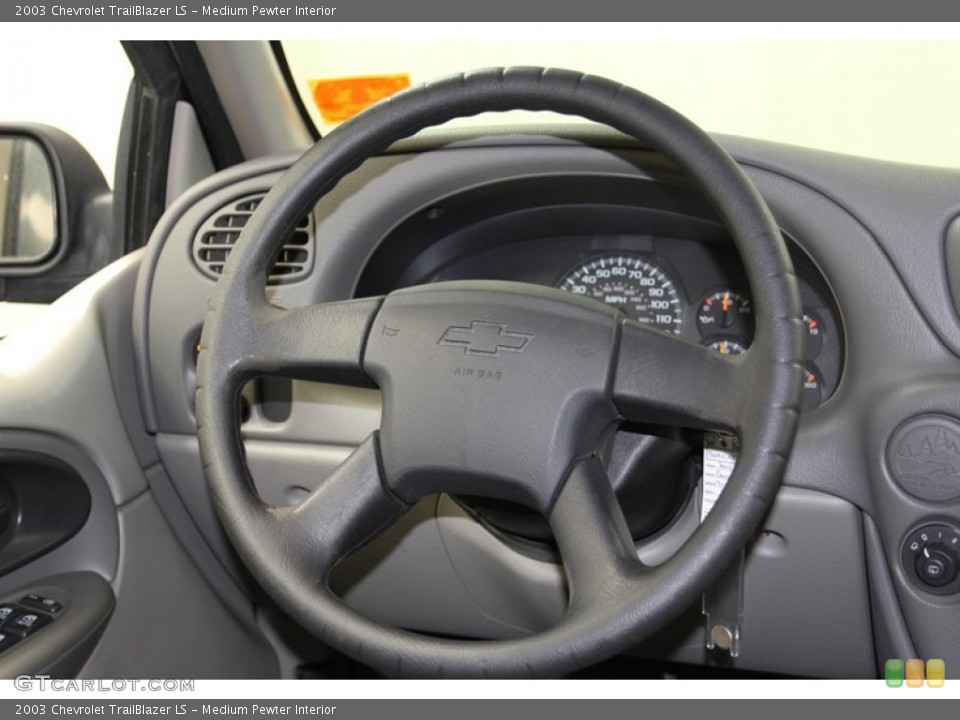 Medium Pewter Interior Steering Wheel for the 2003 Chevrolet TrailBlazer LS #78925476