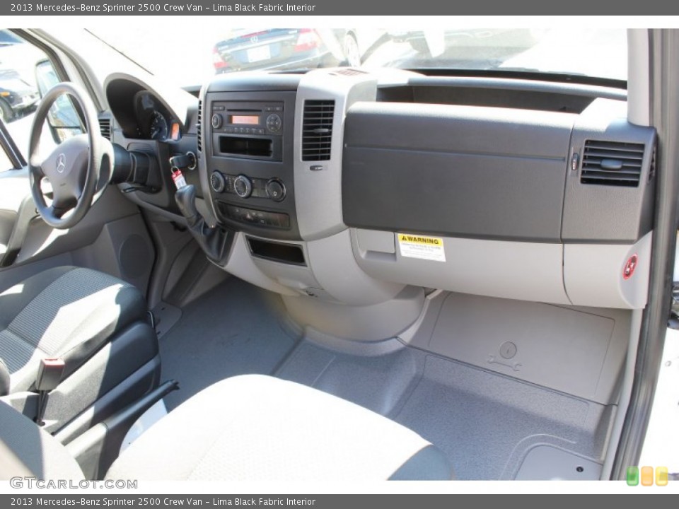 Lima Black Fabric Interior Dashboard for the 2013 Mercedes-Benz Sprinter 2500 Crew Van #78925794