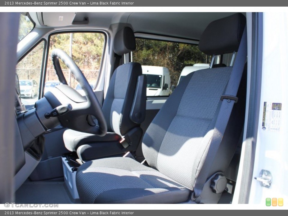 Lima Black Fabric Interior Front Seat for the 2013 Mercedes-Benz Sprinter 2500 Crew Van #78925845
