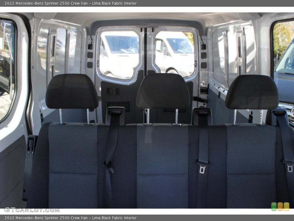 Lima Black Fabric Interior Rear Seat for the 2013 Mercedes-Benz Sprinter 2500 Crew Van #78925919