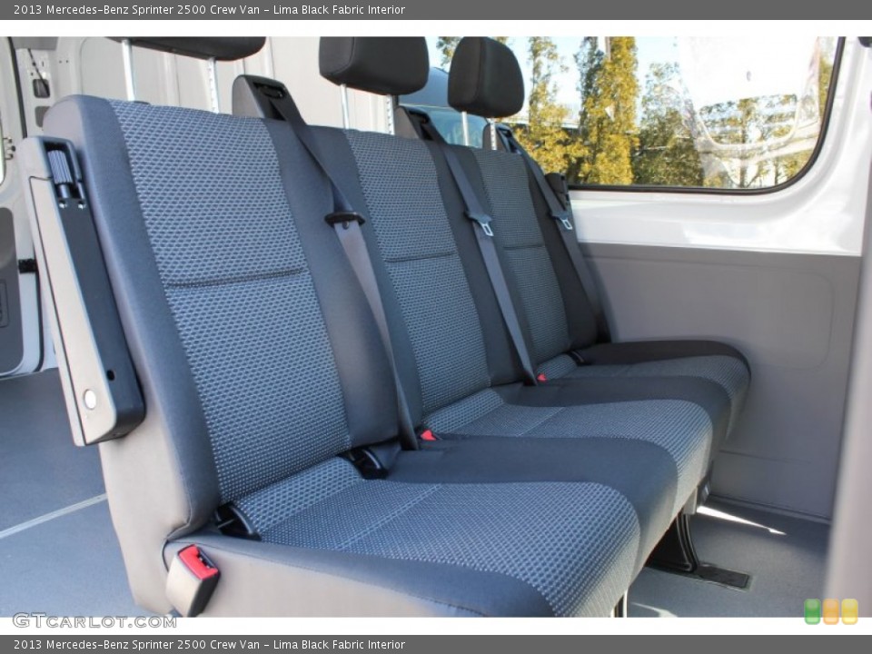 Lima Black Fabric Interior Rear Seat for the 2013 Mercedes-Benz Sprinter 2500 Crew Van #78925933