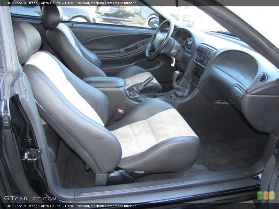 Dark Charcoal/Medium Parchment Interior Photo for the 2003 Ford Mustang Cobra Coupe #78926016