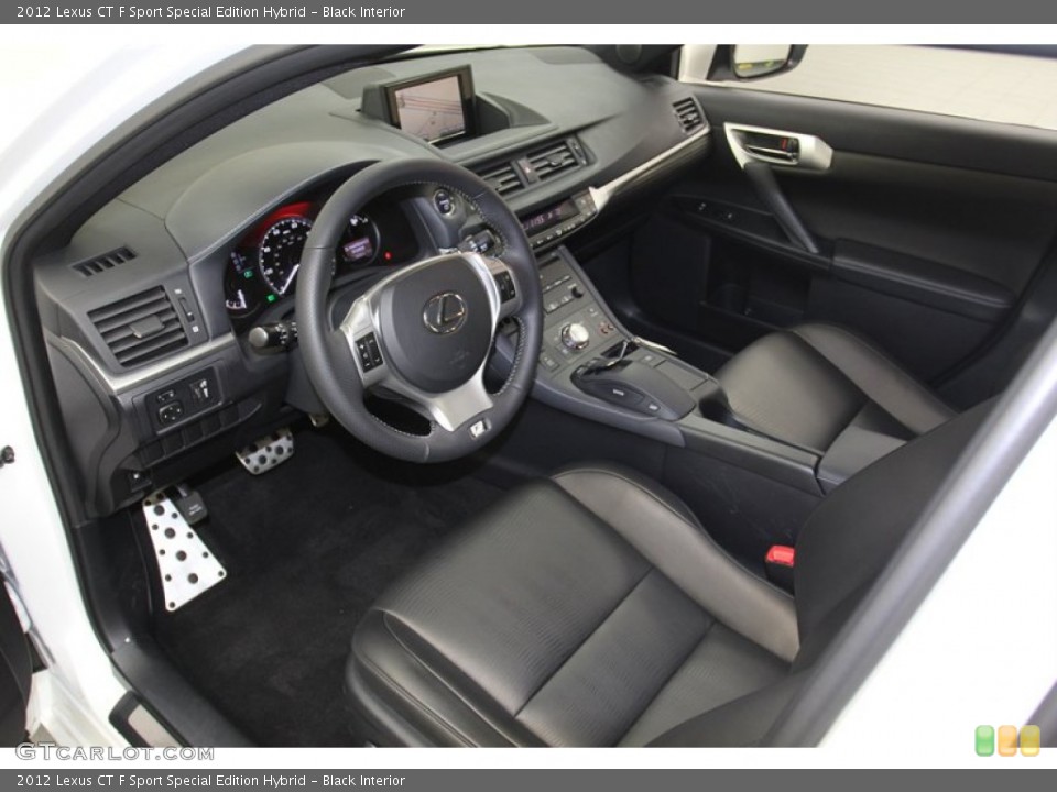 Black 2012 Lexus CT Interiors