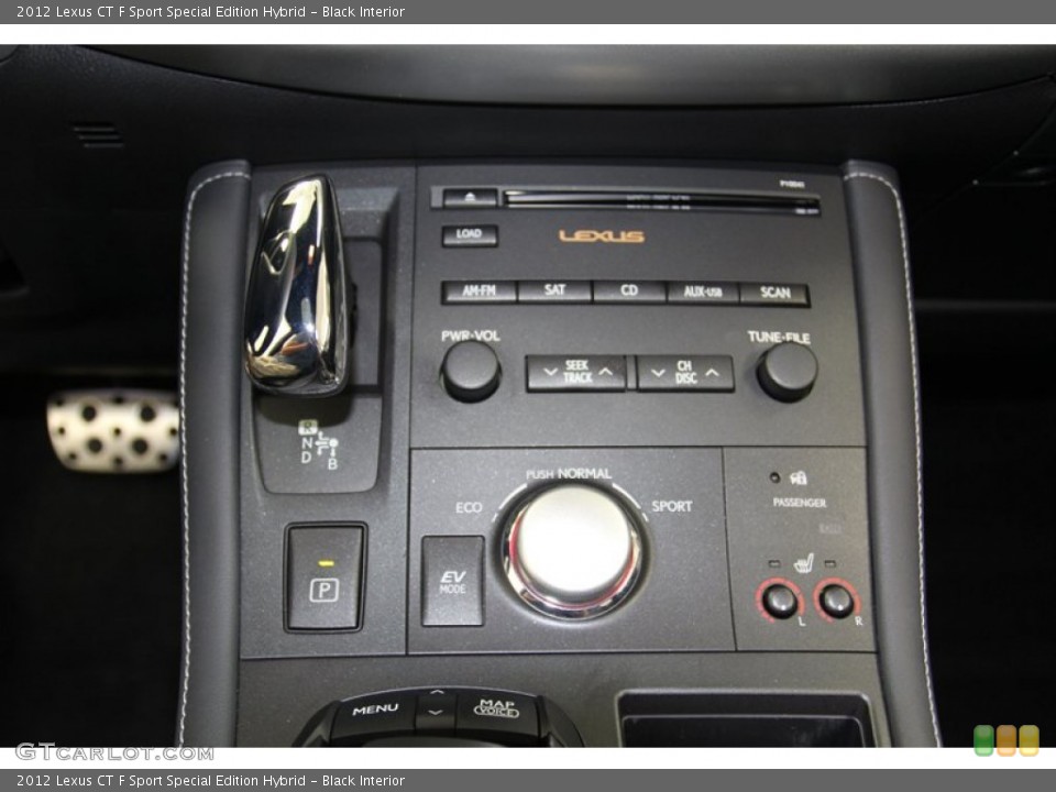 Black Interior Controls for the 2012 Lexus CT F Sport Special Edition Hybrid #78927079
