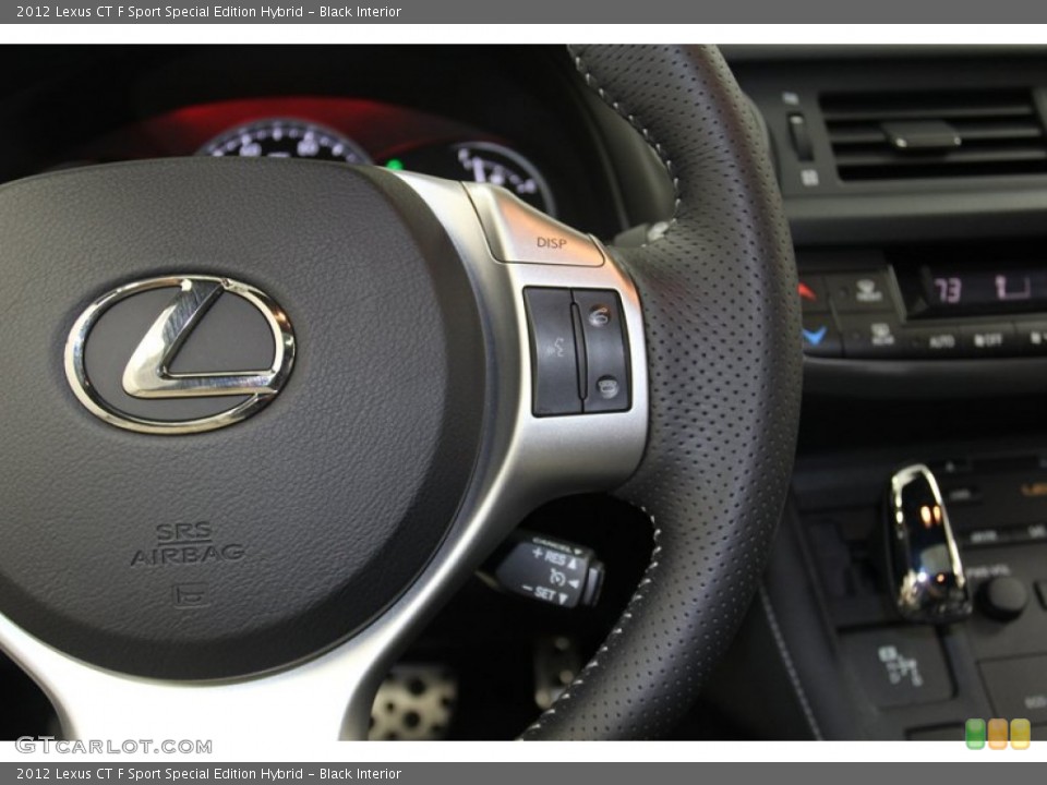 Black Interior Controls for the 2012 Lexus CT F Sport Special Edition Hybrid #78927159