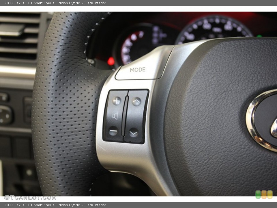 Black Interior Controls for the 2012 Lexus CT F Sport Special Edition Hybrid #78927178