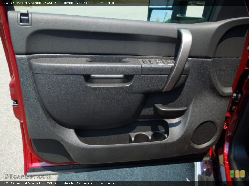 Ebony Interior Door Panel for the 2013 Chevrolet Silverado 2500HD LT Extended Cab 4x4 #78928019