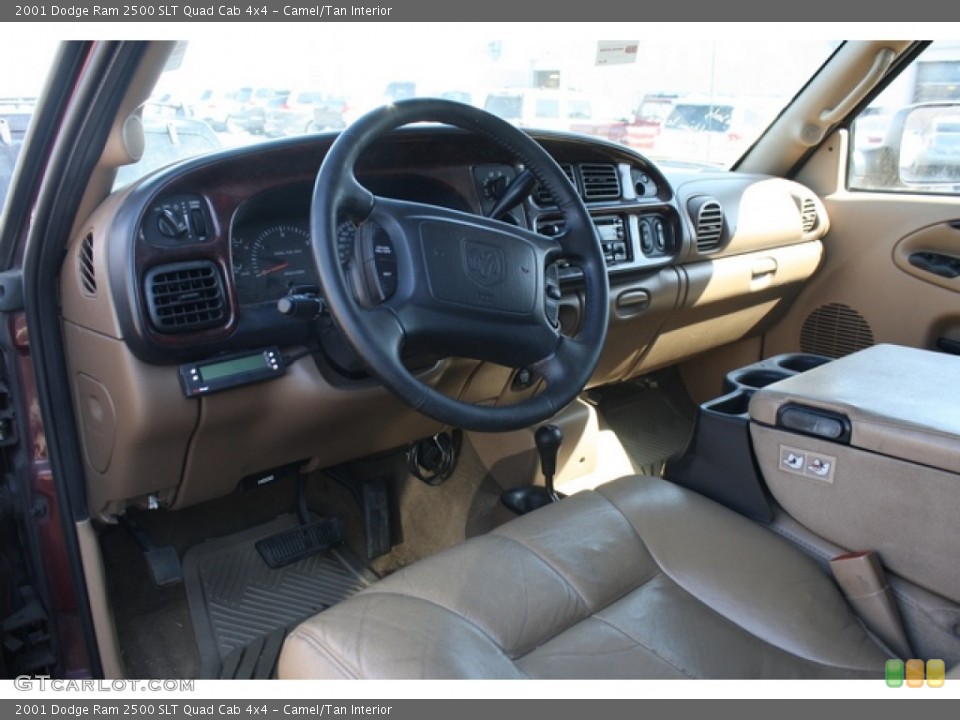 Camel/Tan Interior Prime Interior for the 2001 Dodge Ram 2500 SLT Quad Cab 4x4 #78928103