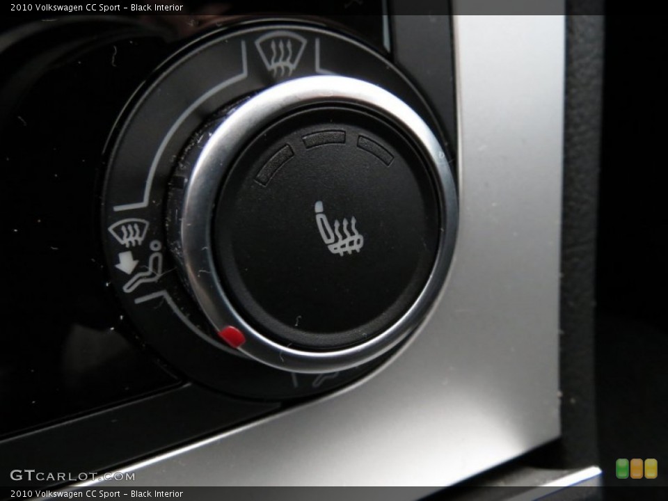 Black Interior Controls for the 2010 Volkswagen CC Sport #78928623
