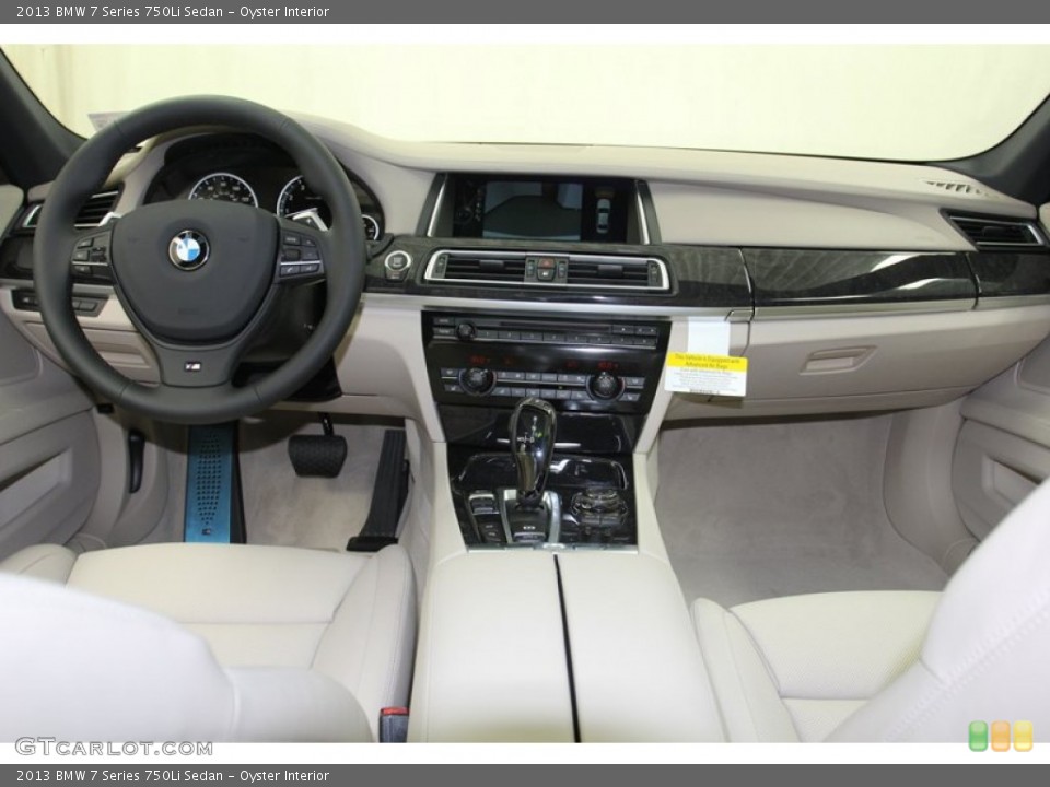 Oyster Interior Dashboard for the 2013 BMW 7 Series 750Li Sedan #78929283
