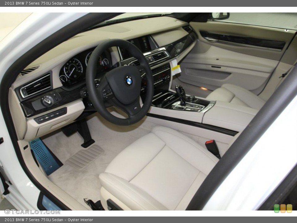 Oyster Interior Prime Interior for the 2013 BMW 7 Series 750Li Sedan #78929433