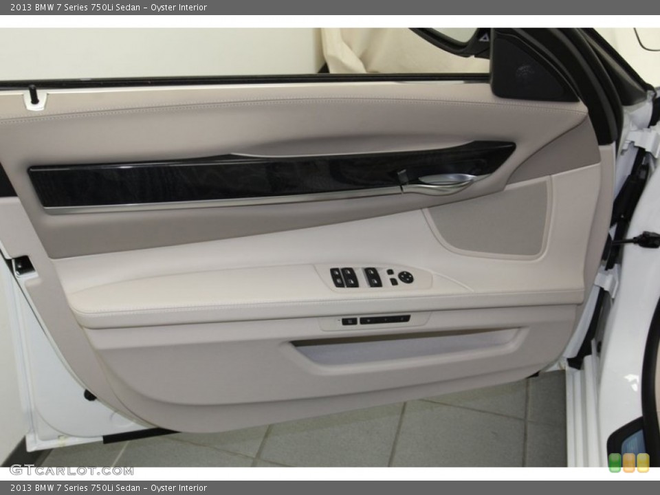 Oyster Interior Door Panel for the 2013 BMW 7 Series 750Li Sedan #78929475