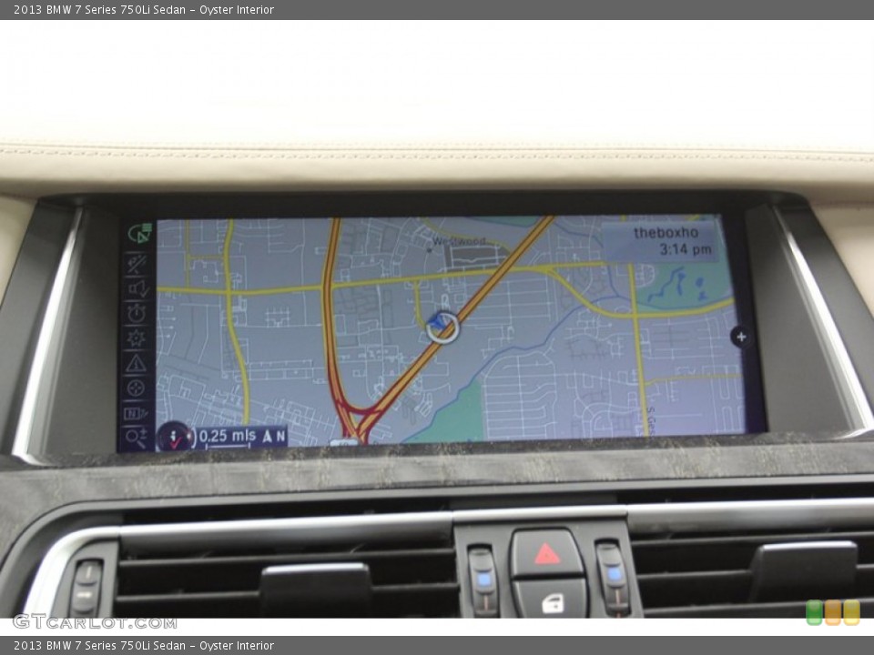 Oyster Interior Navigation for the 2013 BMW 7 Series 750Li Sedan #78929538