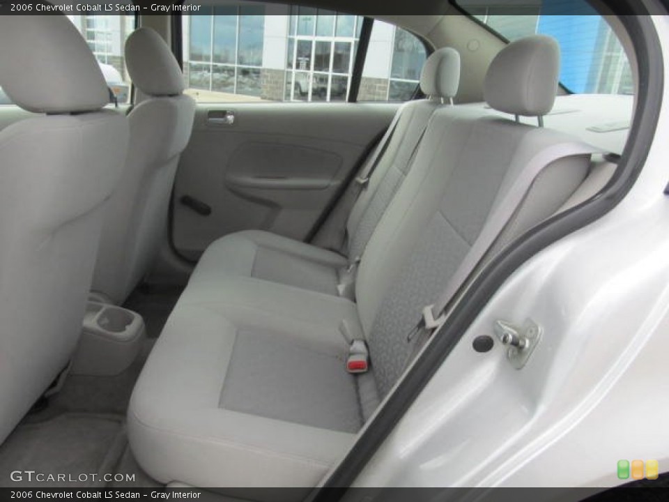 Gray Interior Rear Seat for the 2006 Chevrolet Cobalt LS Sedan #78929648