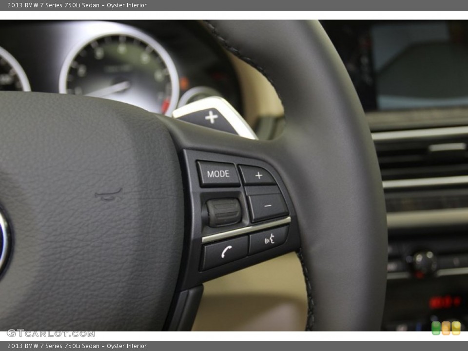 Oyster Interior Controls for the 2013 BMW 7 Series 750Li Sedan #78929675