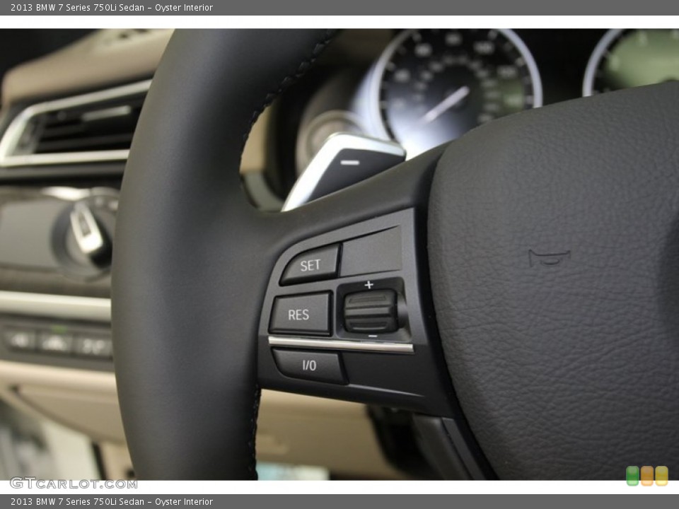 Oyster Interior Controls for the 2013 BMW 7 Series 750Li Sedan #78929698