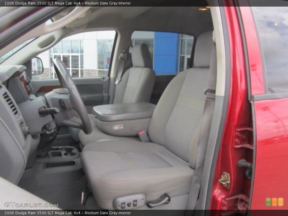 Medium Slate Gray Interior Front Seat for the 2006 Dodge Ram 3500 SLT Mega Cab 4x4 #78930018
