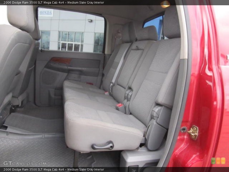 Medium Slate Gray Interior Rear Seat for the 2006 Dodge Ram 3500 SLT Mega Cab 4x4 #78930038