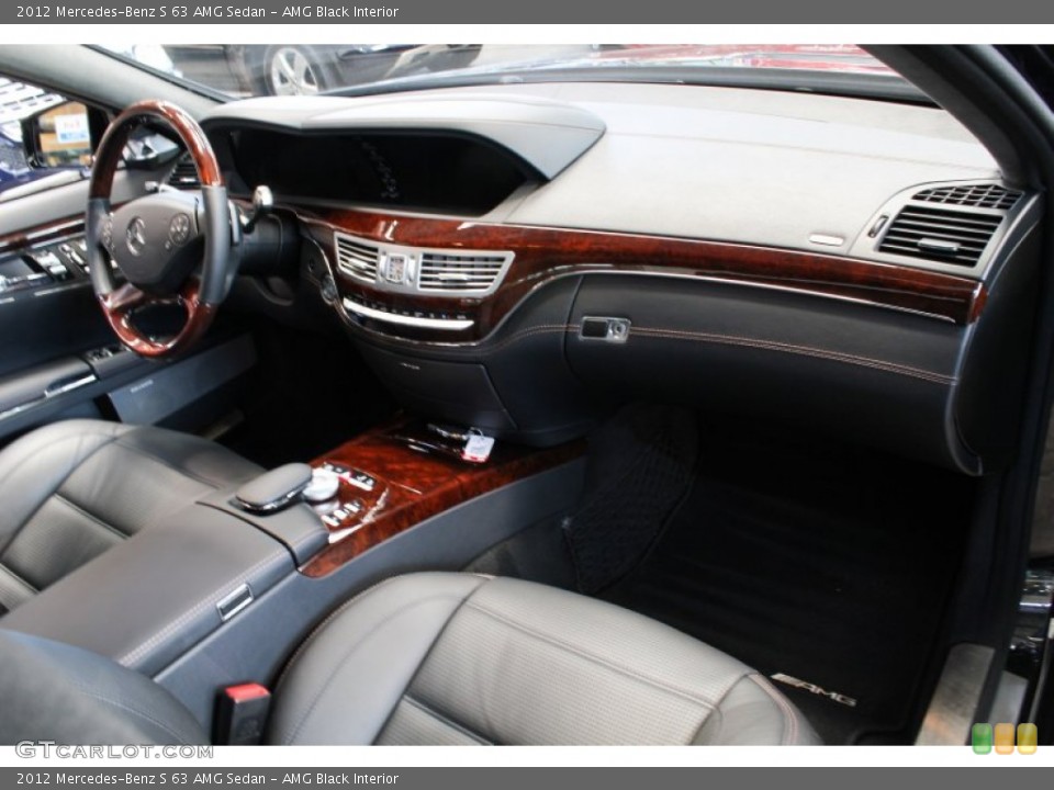 AMG Black Interior Dashboard for the 2012 Mercedes-Benz S 63 AMG Sedan #78930219