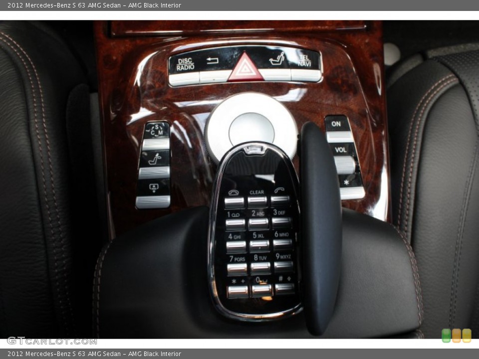 AMG Black Interior Controls for the 2012 Mercedes-Benz S 63 AMG Sedan #78930394